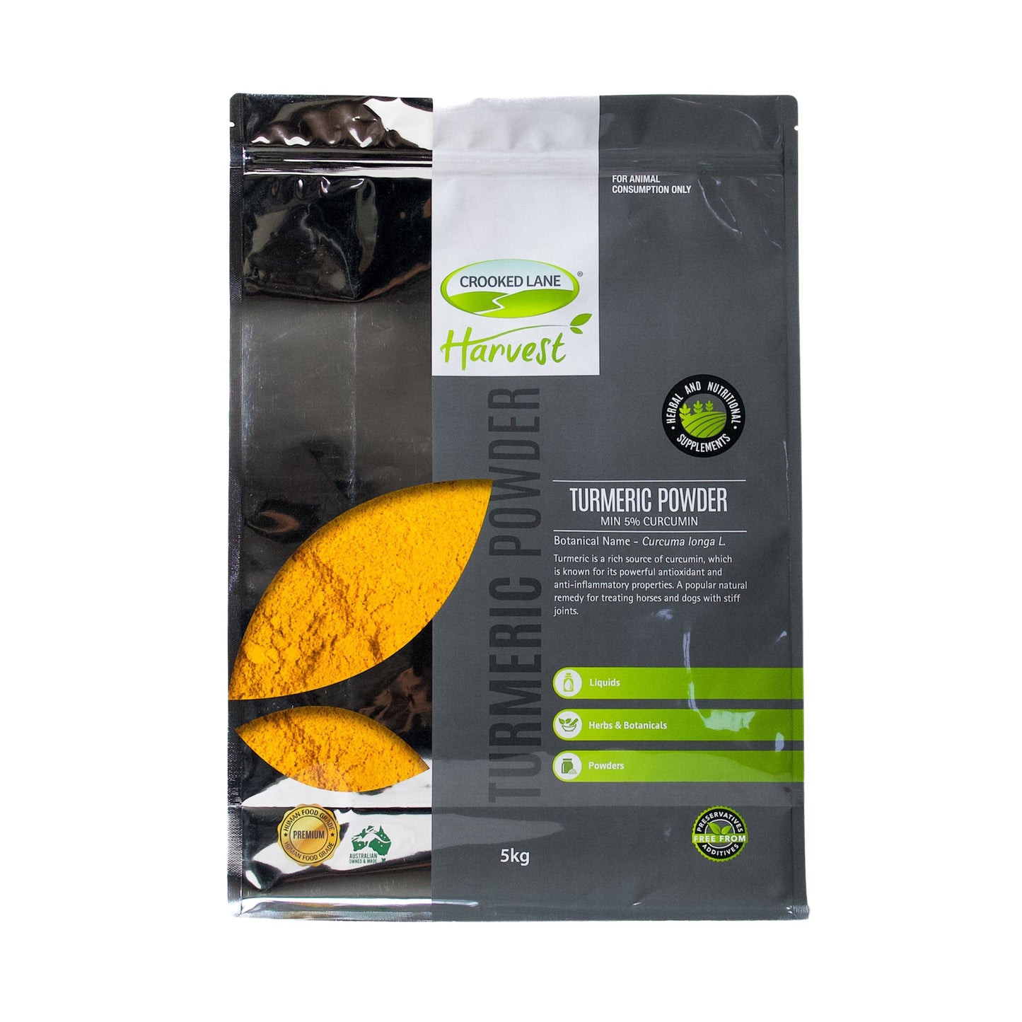 Crooked Lane Turmeric Horse, Dog & Cat Supplement Powder