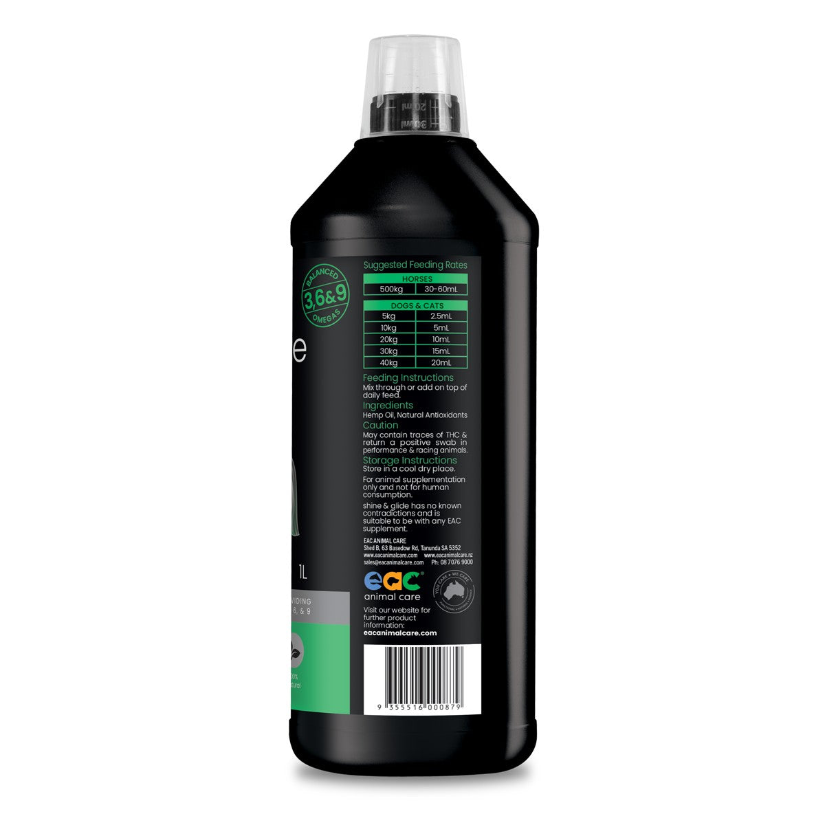 Evolution Shine & Glide Hemp Oil Horse Supplement