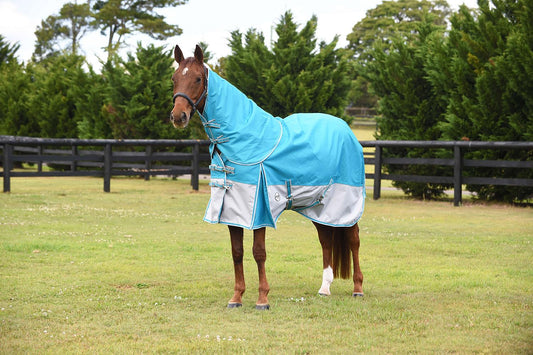Caribu Eclipse Rainsheet Detach-a-Neck Horse Rug