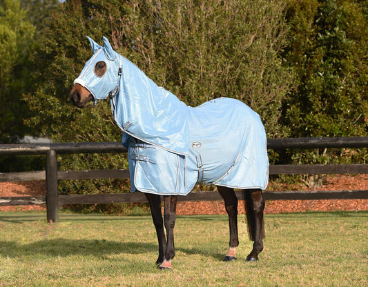 Caribu Euro Mesh Hooded Combo Horse Rug