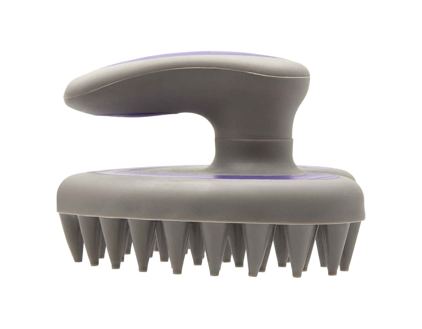 Caribu Rubber Horse Grooming Brush Purple