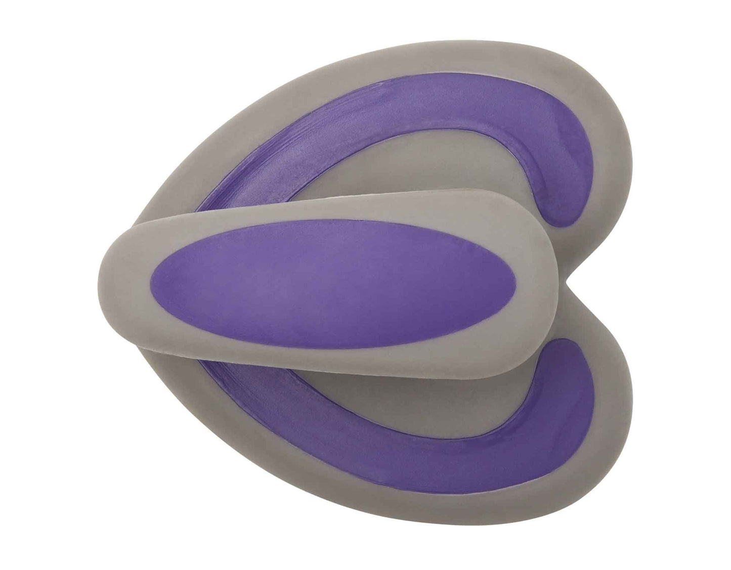Caribu Rubber Horse Grooming Brush Purple