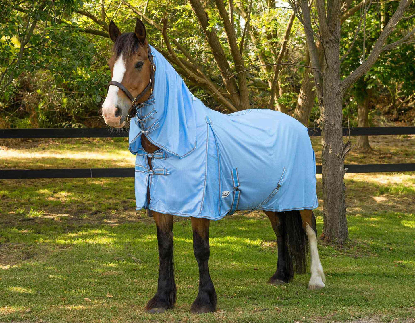 Caribu Euro Mesh Combo XL Gusset Horse Rug
