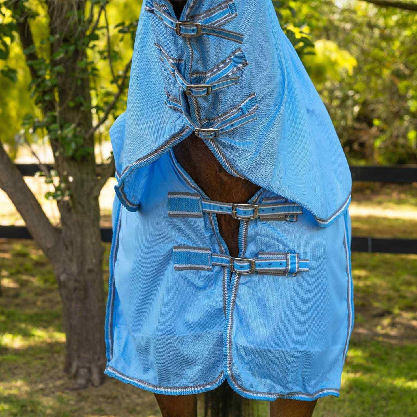 Caribu Euro Mesh Combo XL Gusset Horse Rug