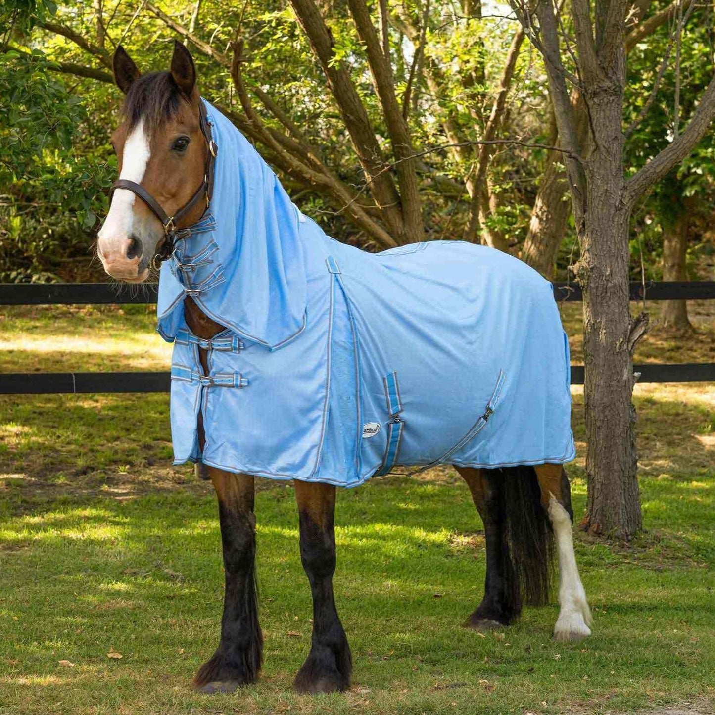 Caribu Euro Mesh Combo XL Gusset Horse Rug