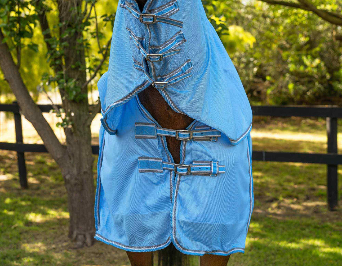 Caribu Euro Mesh Combo XL Gusset Horse Rug