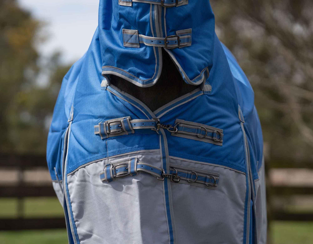 Caribu Alpine Combo Horse Rug 200g Sky Blue