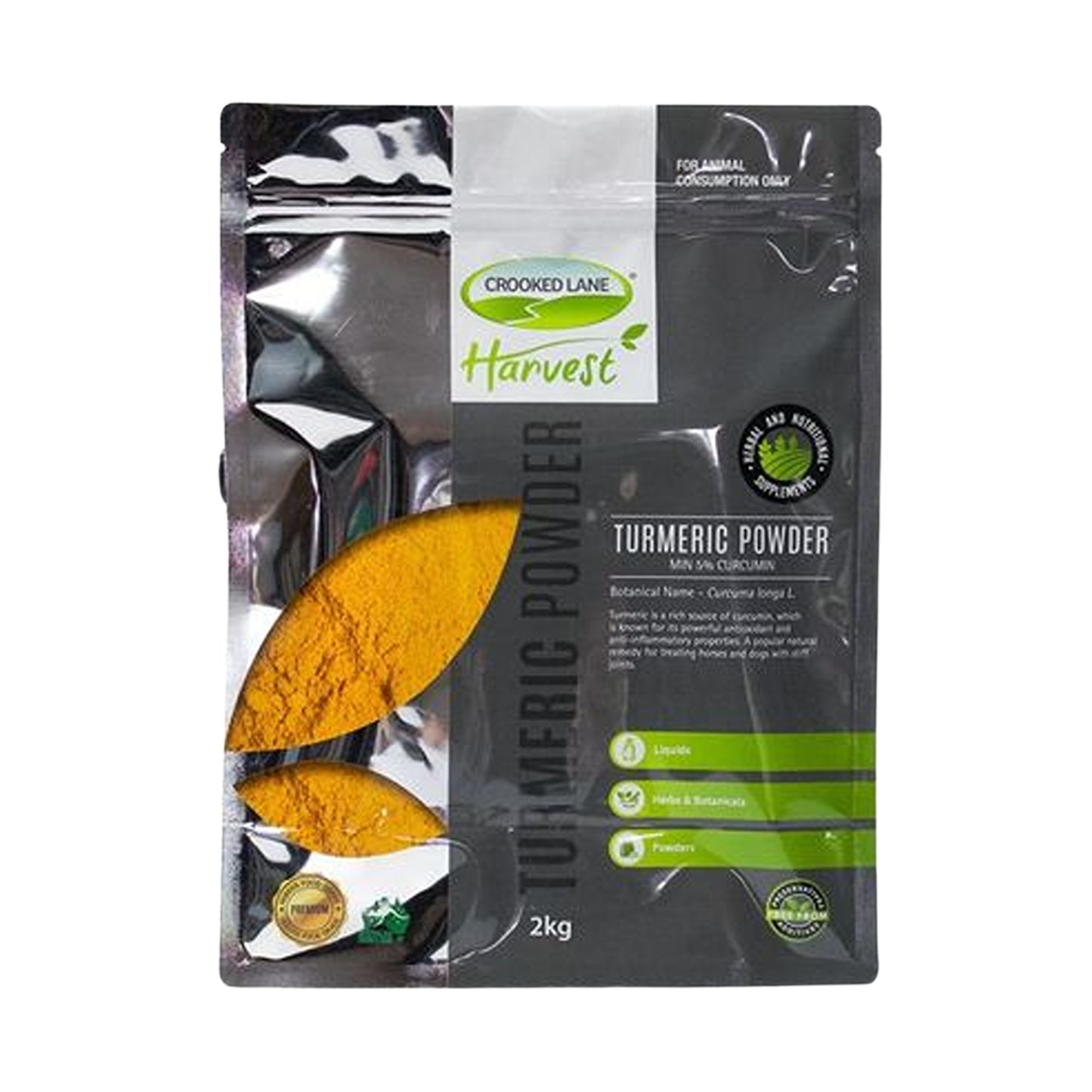 Crooked Lane Turmeric Horse, Dog & Cat Supplement Powder
