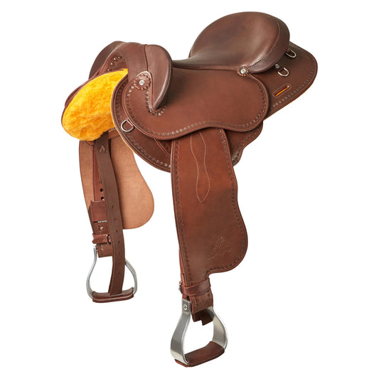 Syd Hill Leather Premium Half Breed Horse Saddle With Adjustable Tree