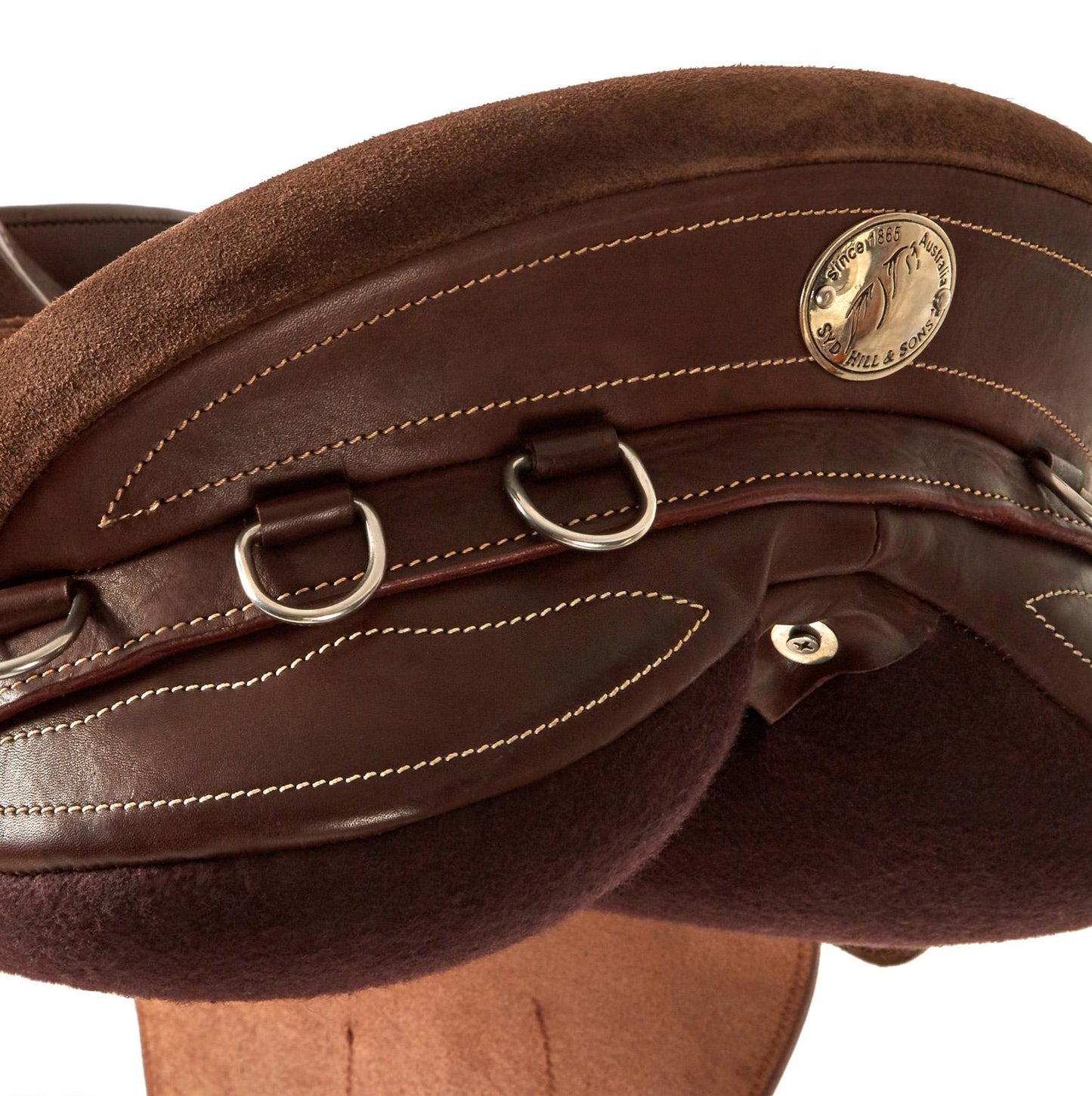 Syd Hill Leather Premium Stock Horse Saddle with Swinging Fender And Adjustable Tree