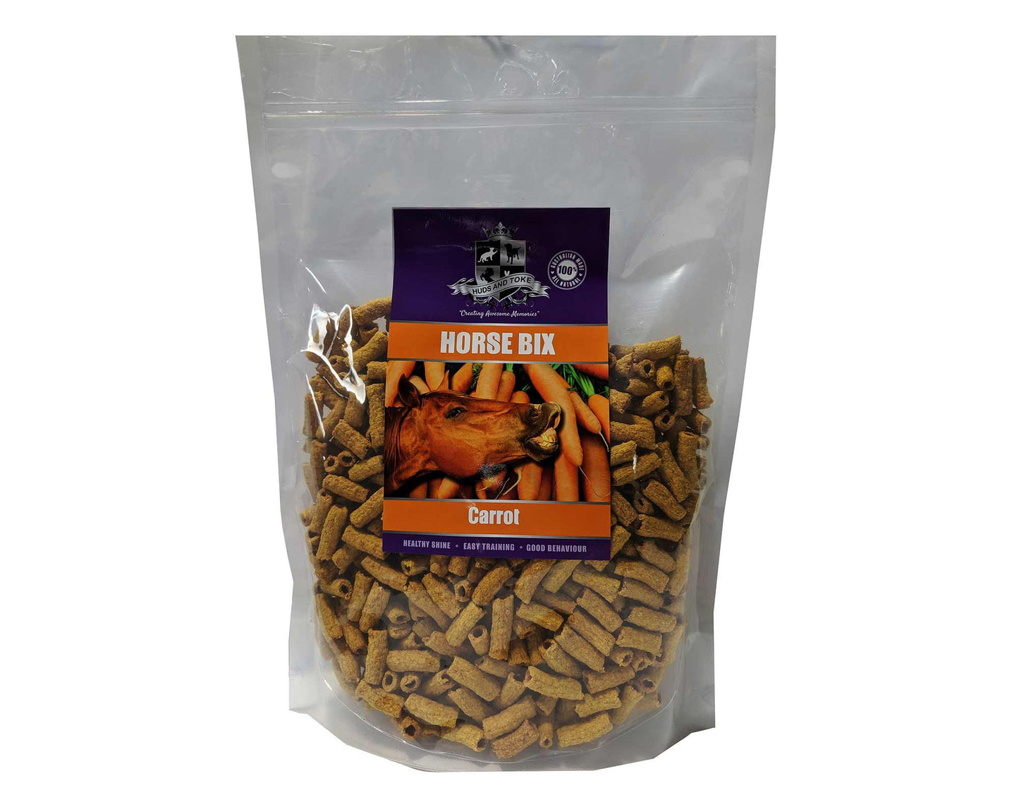 Huds and Toke Carrot Horse Bix Horse Training Treats