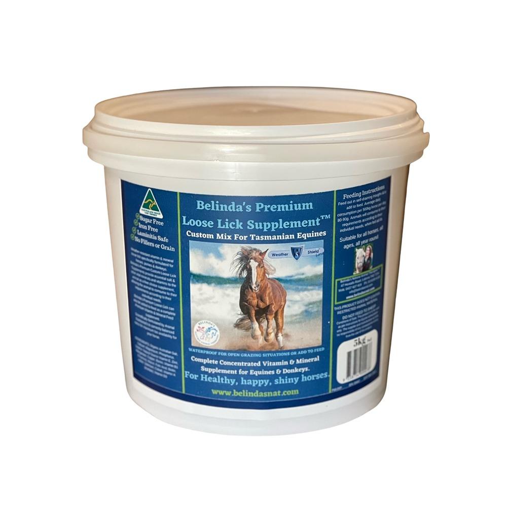 Belinda's Custom Weather Shield Loose Lick TAS Horse Supplement