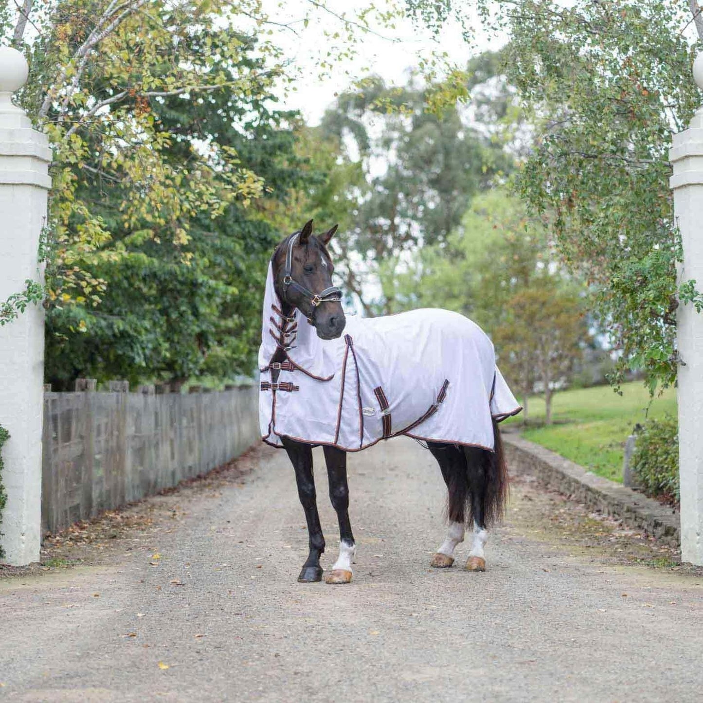 Caribu Euro Mesh Combo XL Gusset Horse Rug