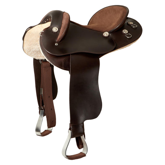 Syd Hill Leather Premium Half Breed Horse Saddle With Non Adjustable Tree