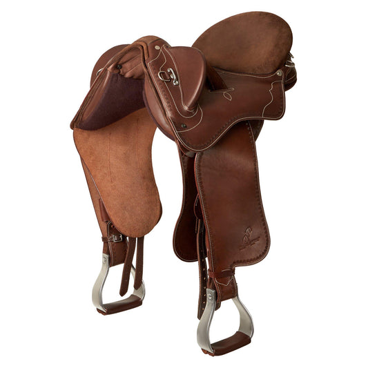 Syd Hill Leather Premium Stock Horse Saddle with Swinging Fender And Adjustable Tree