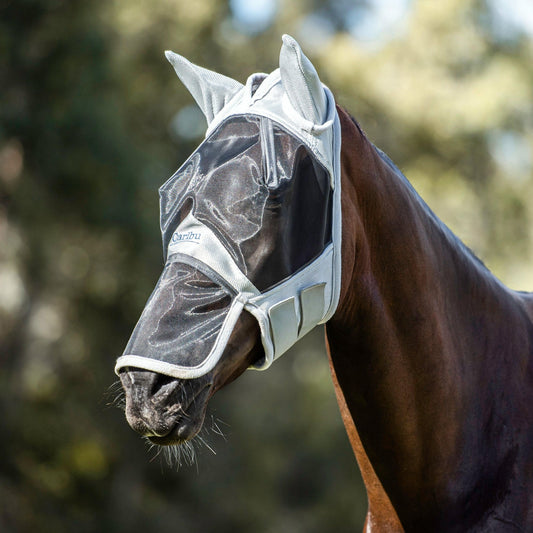 Caribu Deluxe Horse Fly Mask With Nose & Ears