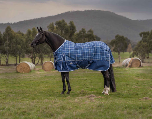 Caribu Alpine Horse Rug 200g Classic Tartan
