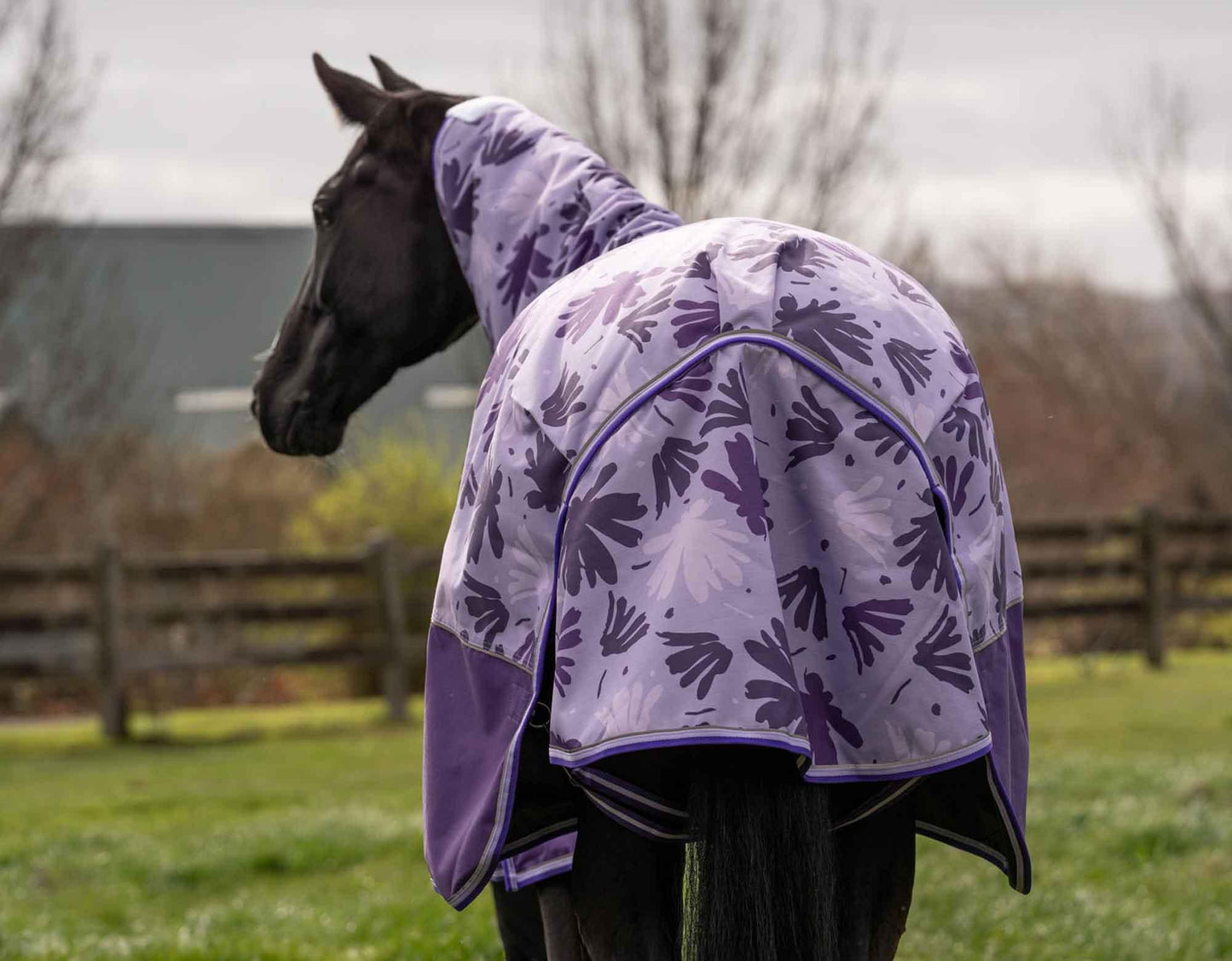 Caribu Alpine Combo Horse Rug 200g Orchid Spray