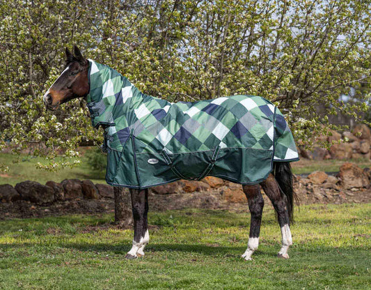 Caribu Alpine Combo Horse Rug 300g Forest Gem