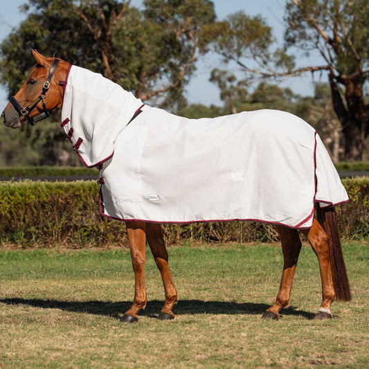 Caribu Navis Flag Combo Horse Rug Navy & Red