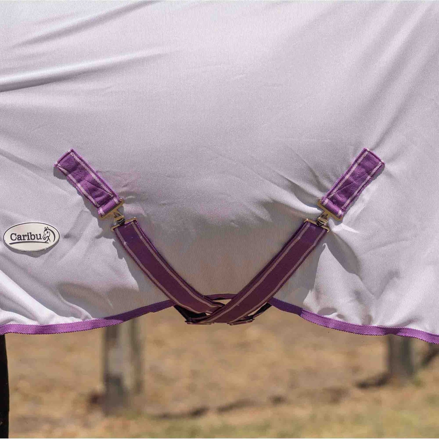Caribu Euro Mesh Combo Horse Rug Violet & Lilac
