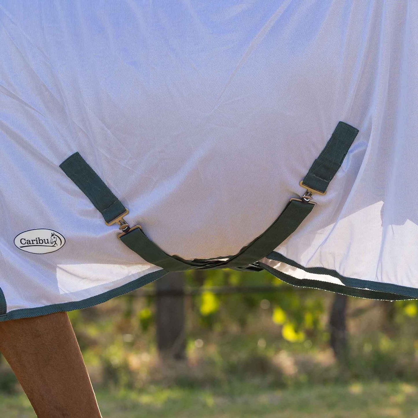 Caribu Euro Lite Mesh Combo Horse Rug Spruce Green