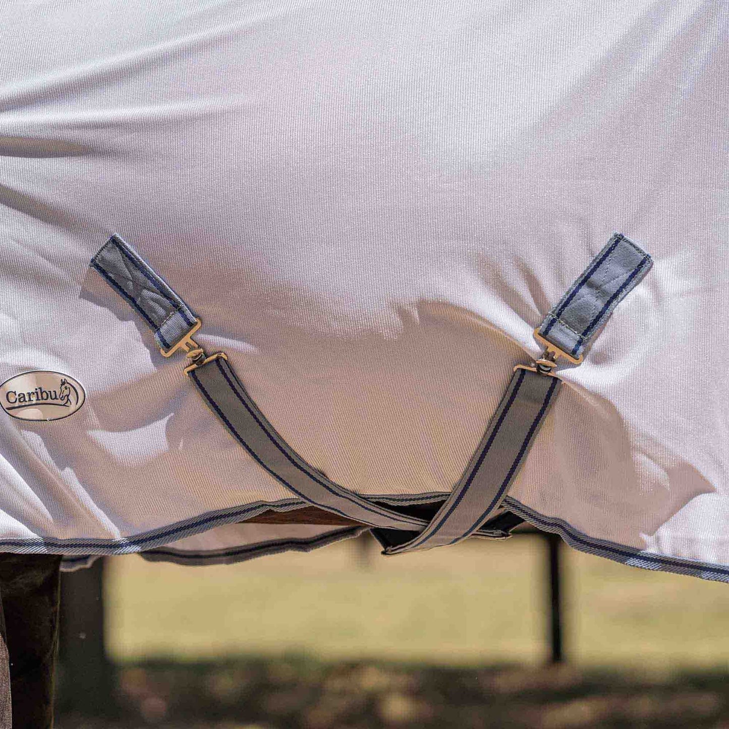 Caribu Enduro Mesh Combo Horse Rug Blue Fog