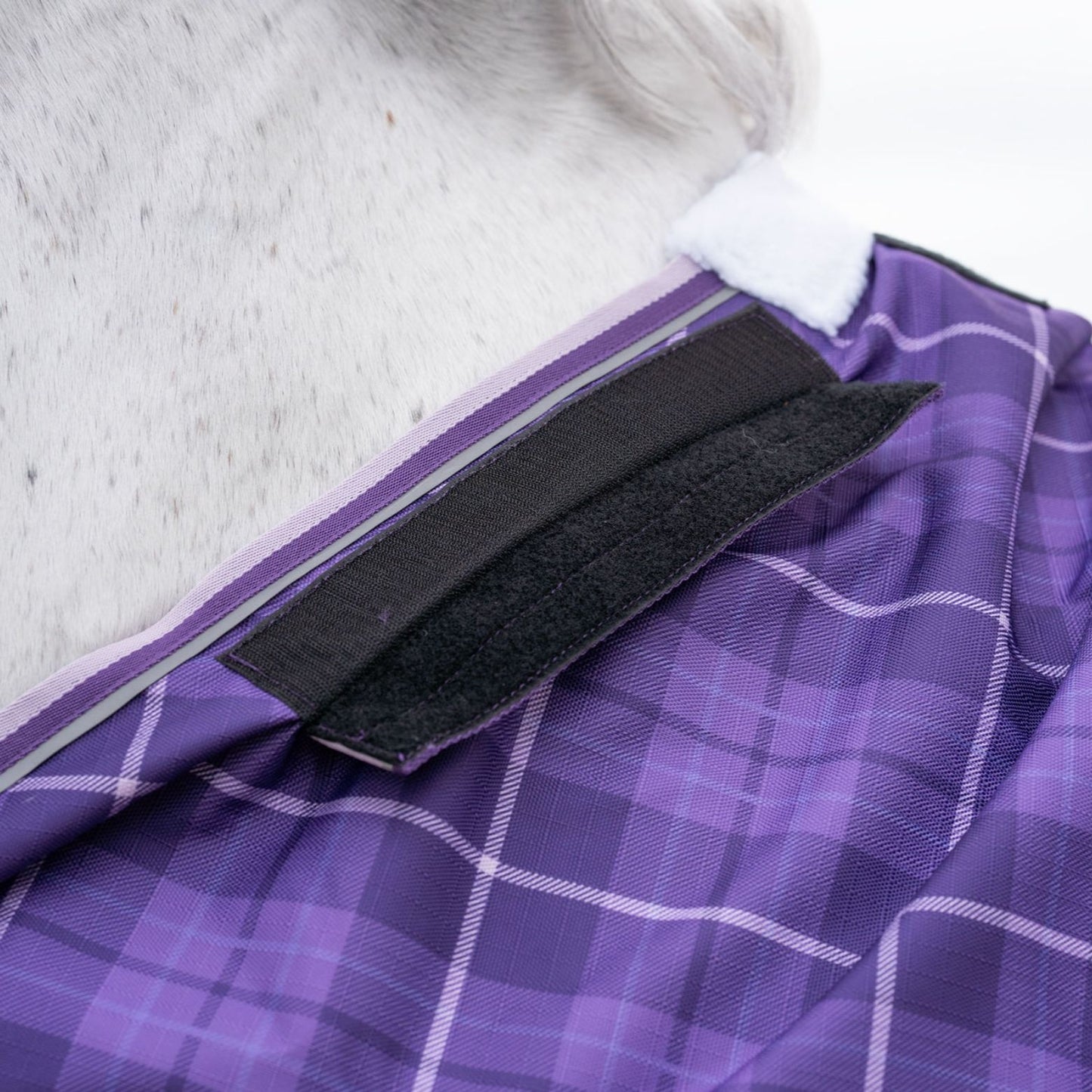 Caribu Eclipse Detach-a-Neck Rainsheet 1200D Purple Tartan