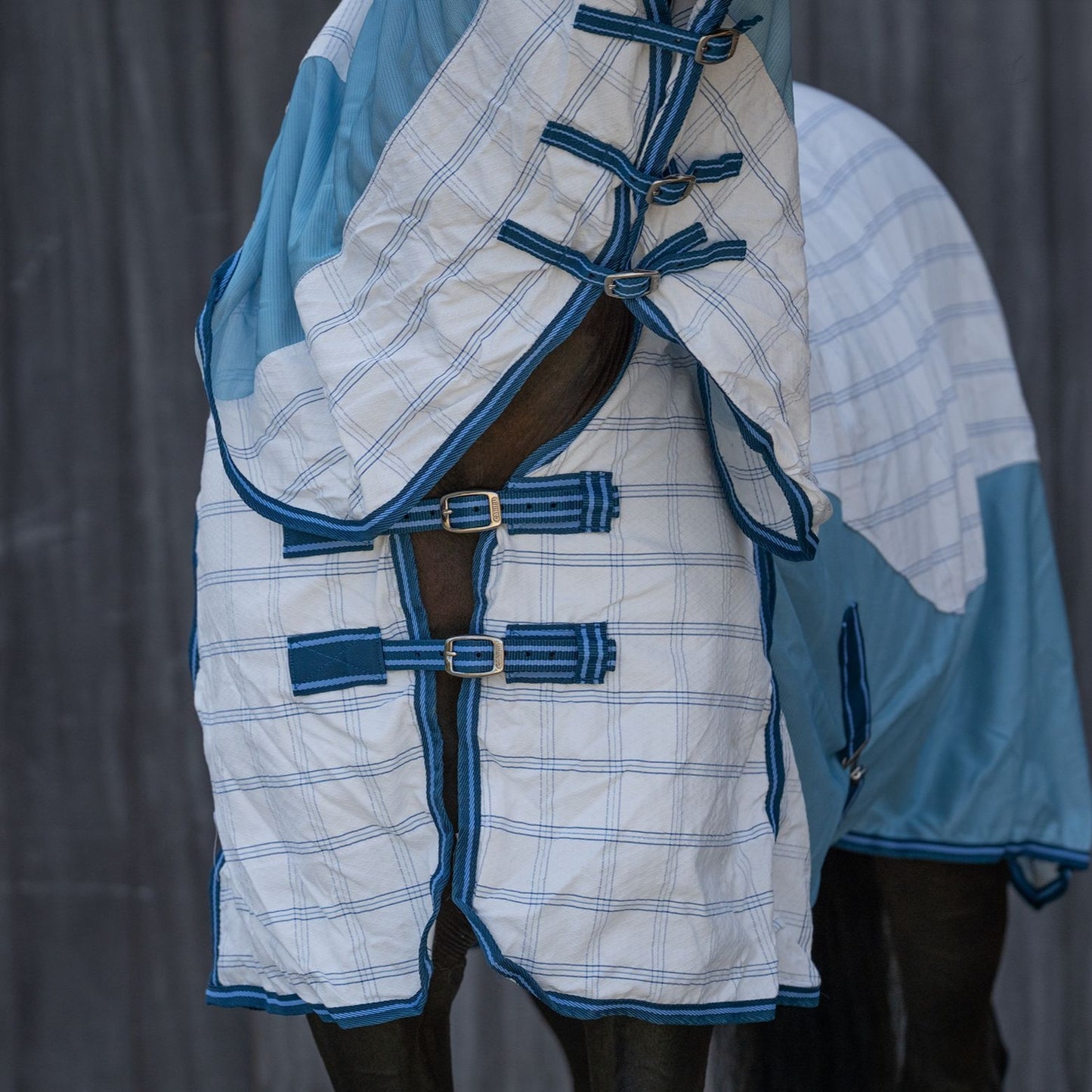 Caribu Atla Hybrid Combo Horse Rug Sapphire Sky