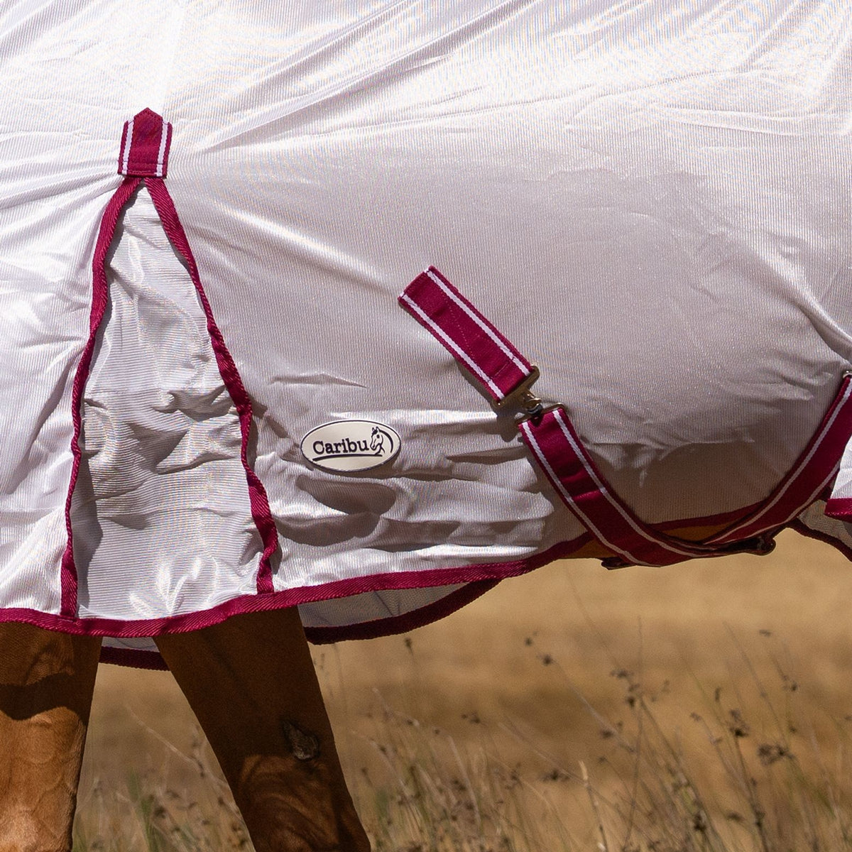 Caribu EuroLite Mesh Combo Horse Rug Berry Blush