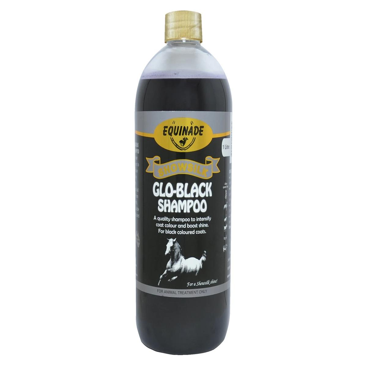 Equinade Showsilk Glo Black Shampoo for Horses