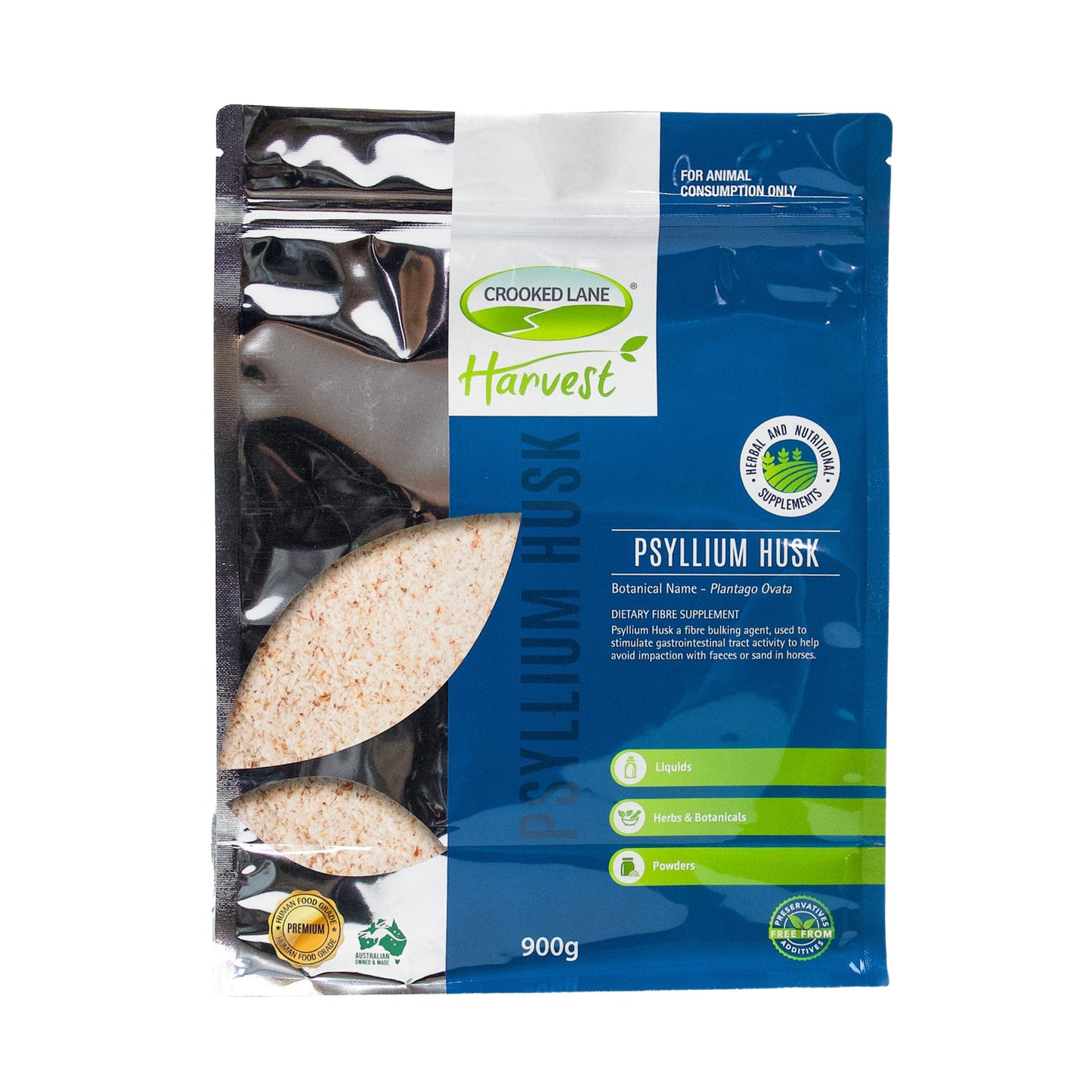 Crooked Lane Psyllium Husk 95% Horse, Dog & Cat Supplement