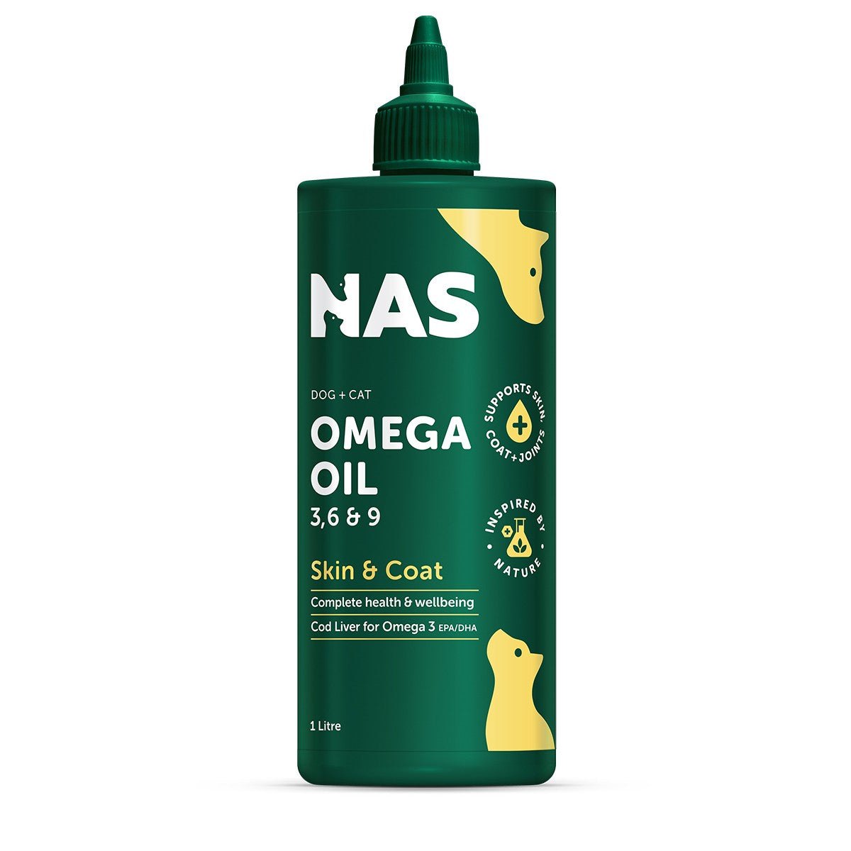Natural Animal Solutions Omega Oil 3 6 & 9 Supplement for Horses