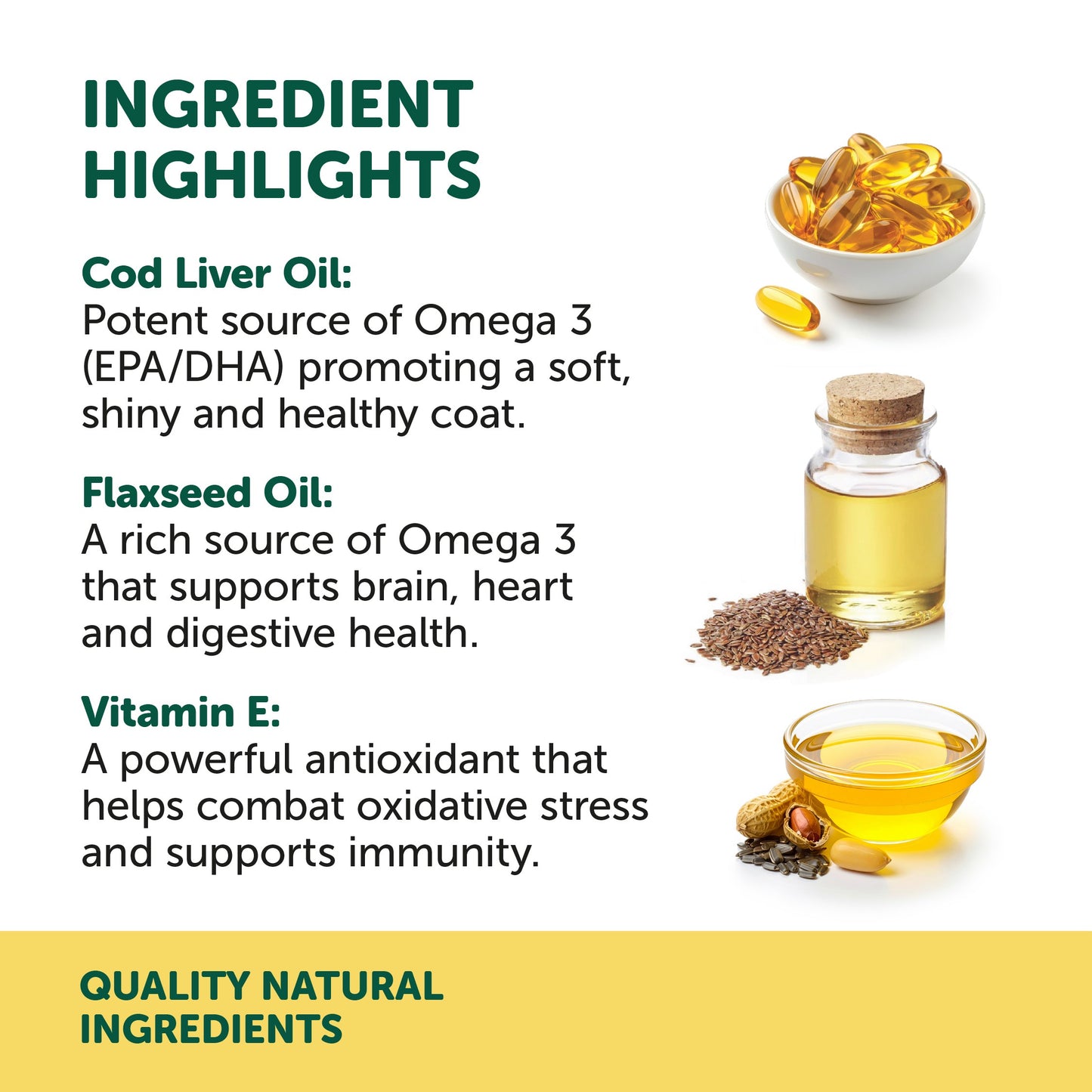 Natural Animal Solutions Omega Oil 3 6 & 9 Supplement for Horses