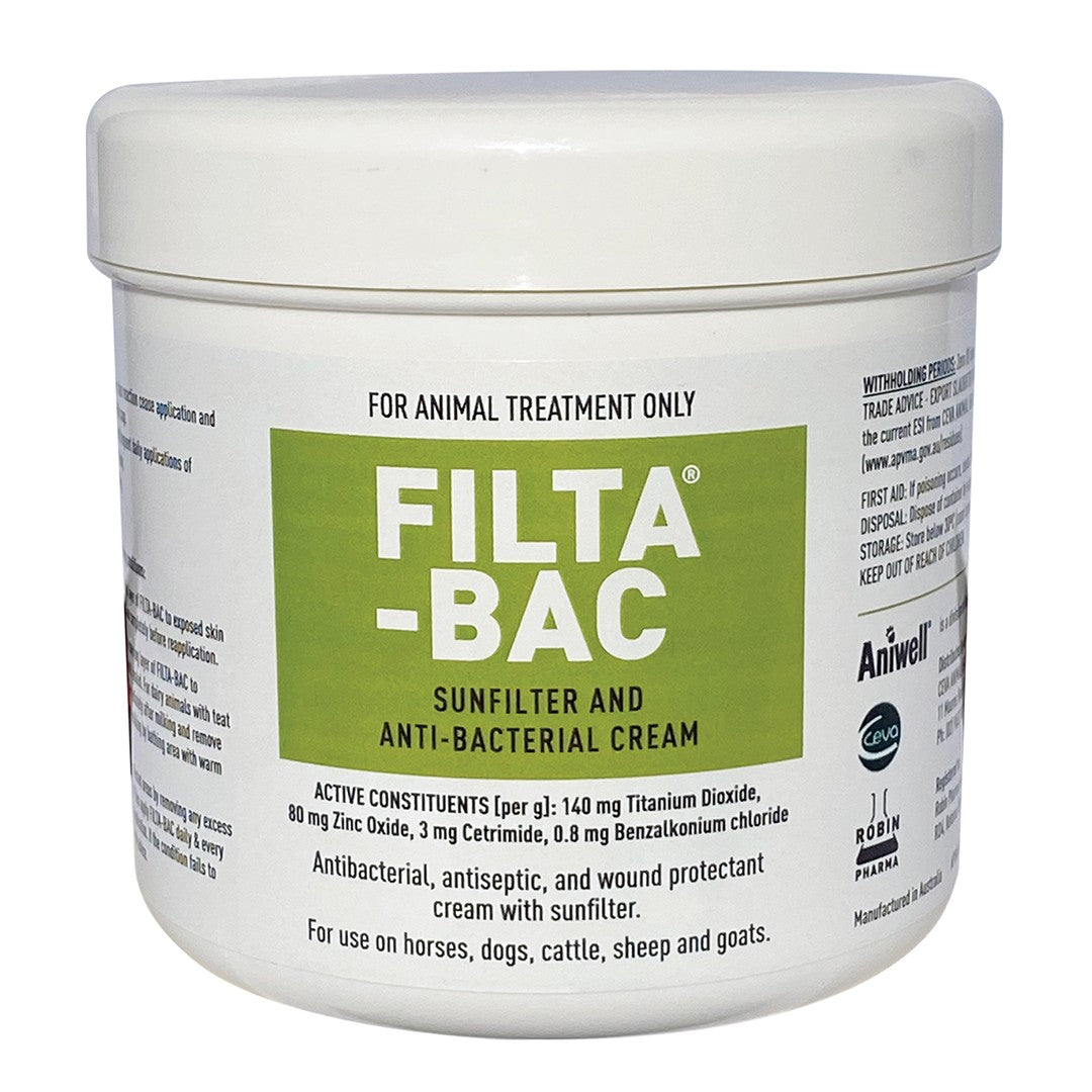 Filta-Bac Antibacterial Horse Sunscreen 500g