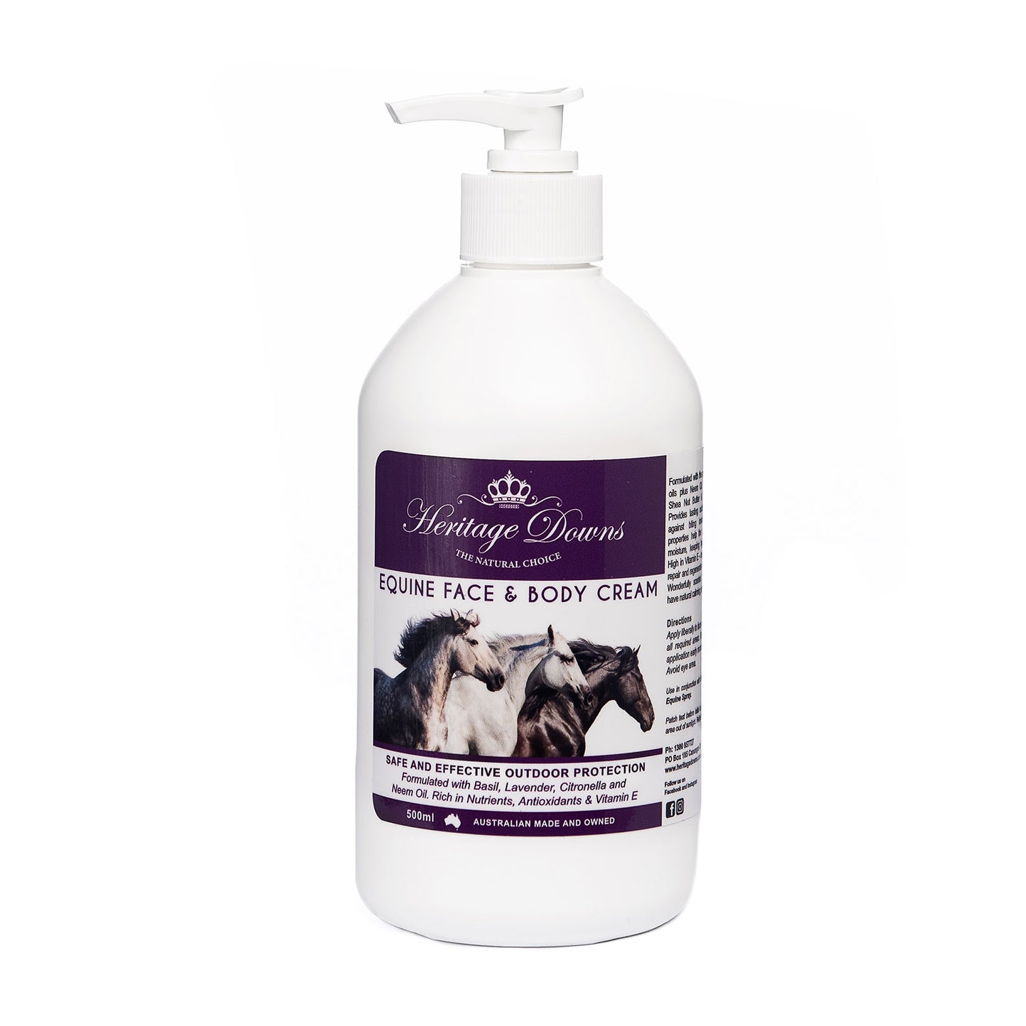 Heritage Downs Horse Face & Body Cream