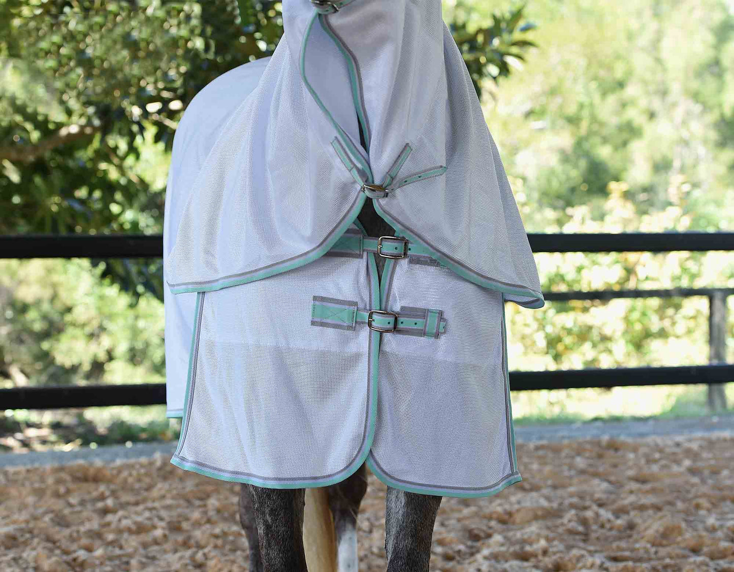 Clearance Caribu Hooded Fly Mesh Rug (100000007975) [Mint]